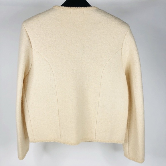 Talbots Cream Wool Sweater - Picture 2 of 7